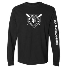San Francisco Giants Soft as a Grape Women's Pigment Dye Long Sleeve T-Shirt - MLB
