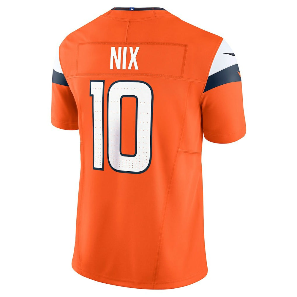 Bo Nix Denver Broncos Vapor F.U.S.E. Limited Jersey Orange | Nike for Sale