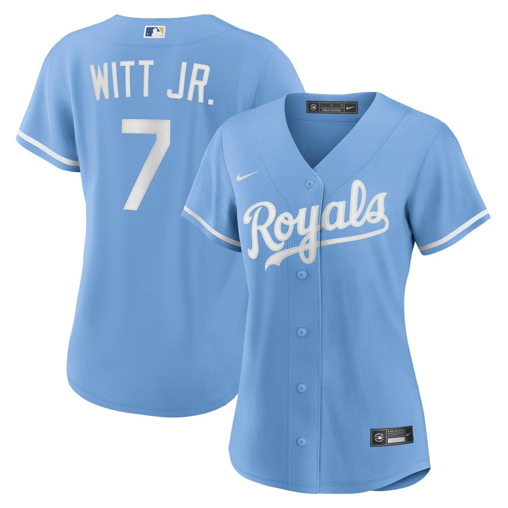 Bobby Witt Jr. Kansas City Royals Nike Women's Alternate Replica Player Jersey - MLB