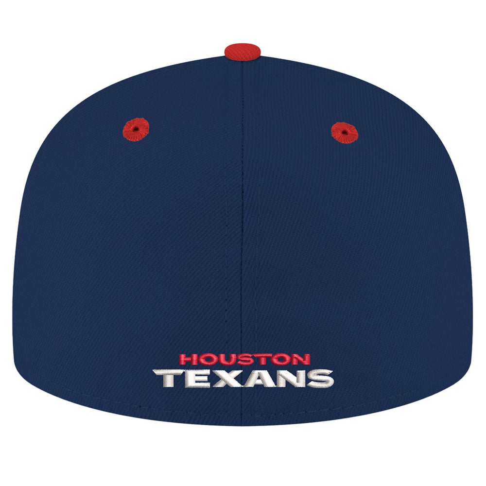 Houston Texans New Era Flipside Two-Tone 59FIFTY Fitted Hat Navy/Red | NFL