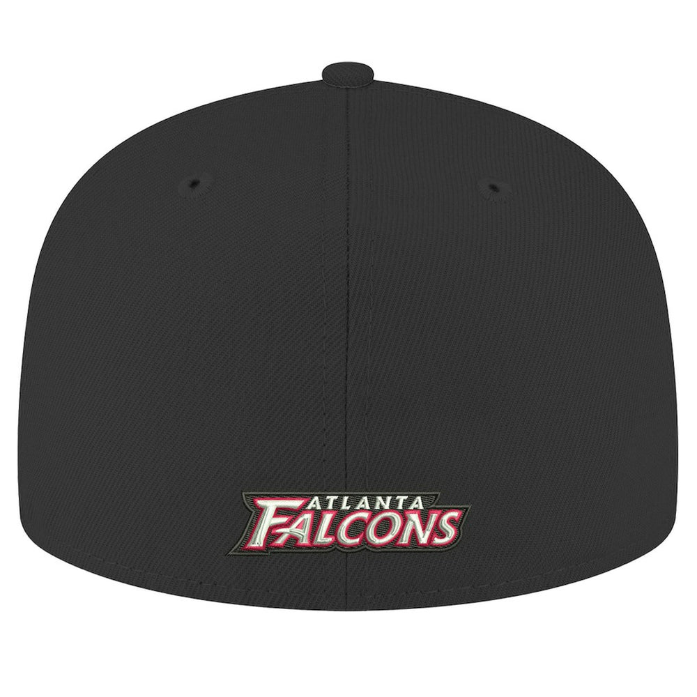 Atlanta Falcons New Era Omaha Throwback 59FIFTY Fitted Hat Black | NFL