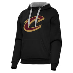 Cleveland Cavaliers Antigua Women's Victory Pullover Hoodie Black - NBA