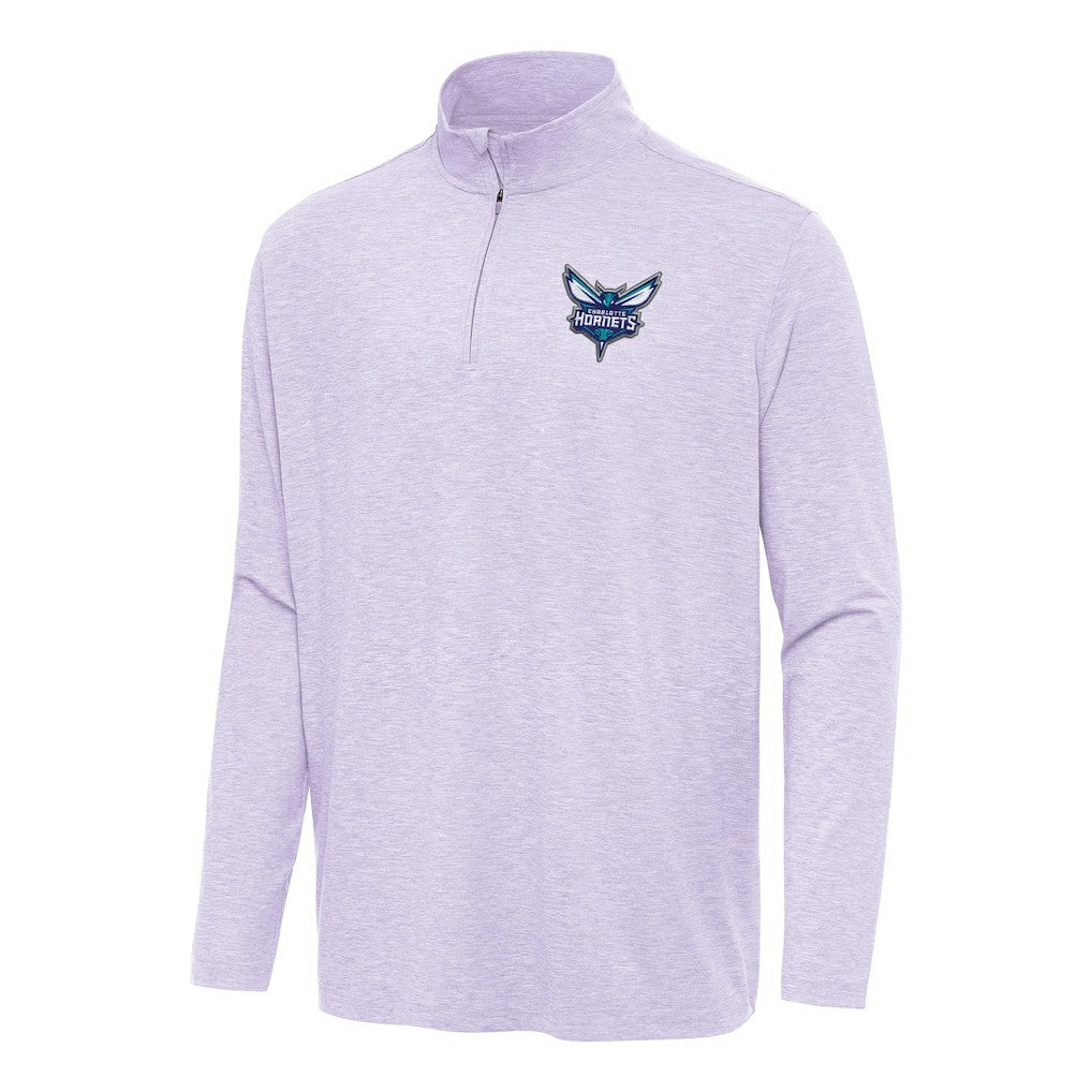 Charlotte Hornets Antigua Hunk Quarter-Zip Top Lavender - NBA