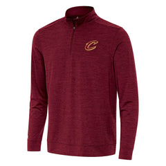 Cleveland Cavaliers Antigua Bright Quarter-Zip Top Burgundy - NBA