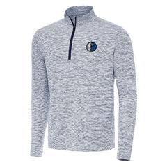 Dallas Mavericks Antigua Cause Quarter-Zip Top Navy - NBA
