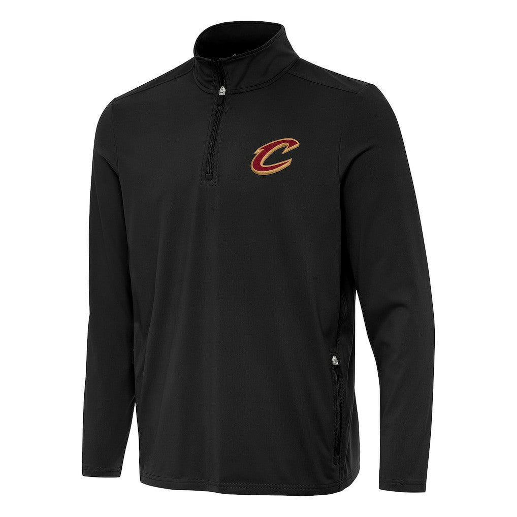 Cleveland Cavaliers Antigua Perilous Quarter-Zip Sweatshirt Black - NBA