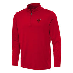 Chicago Bulls Antigua Reprocess Quarter-Zip Top Red - NBA
