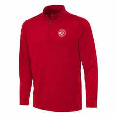 Atlanta Hawks Antigua Reprocess Quarter-Zip Top Red - NBA