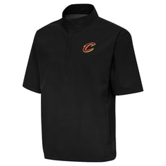 Cleveland Cavaliers Antigua Brisk Quarter-Zip Windbreaker Black - NBA
