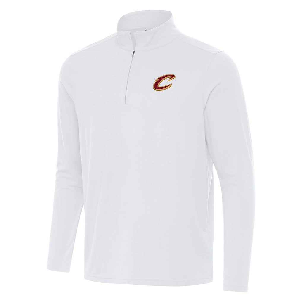 Cleveland Cavaliers Antigua Intent Quarter-Zip Top White - NBA