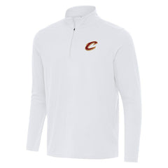Cleveland Cavaliers Antigua Intent Quarter-Zip Top White - NBA