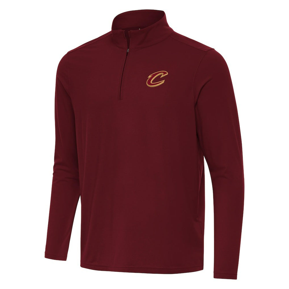 Cleveland Cavaliers Antigua Intent Quarter-Zip Top Wine - NBA