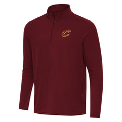 Cleveland Cavaliers Antigua Intent Quarter-Zip Top Wine - NBA