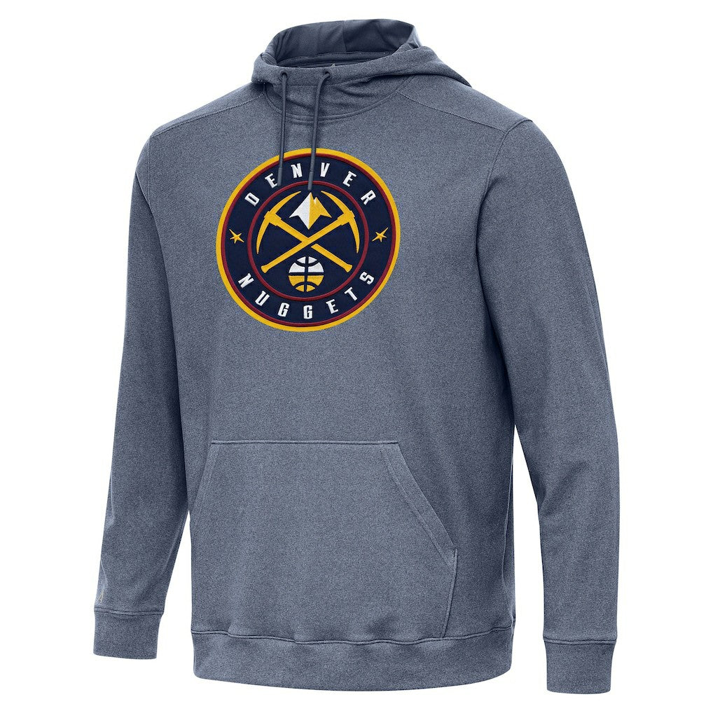 Denver Nuggets Antigua Cloud Pullover Hoodie Heather Navy - NBA