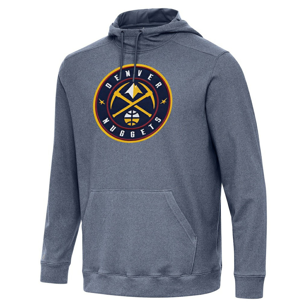 Denver Nuggets Antigua Cloud Pullover Hoodie Heather Navy - NBA