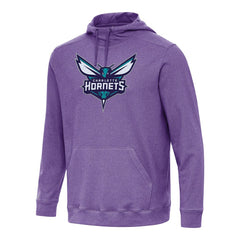 Charlotte Hornets Antigua Cloud Pullover Hoodie Heather Purple - NBA