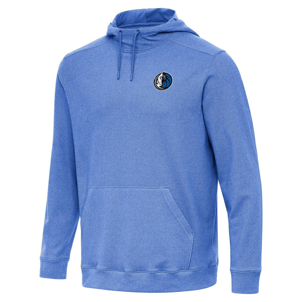 Dallas Mavericks Antigua Cloud Pullover Hoodie Heather Blue - NBA