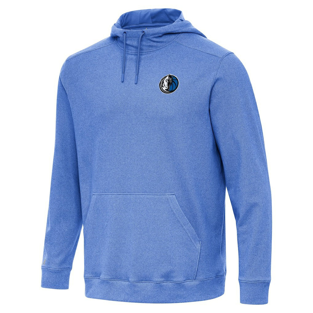 Dallas Mavericks Antigua Cloud Pullover Hoodie Heather Blue - NBA