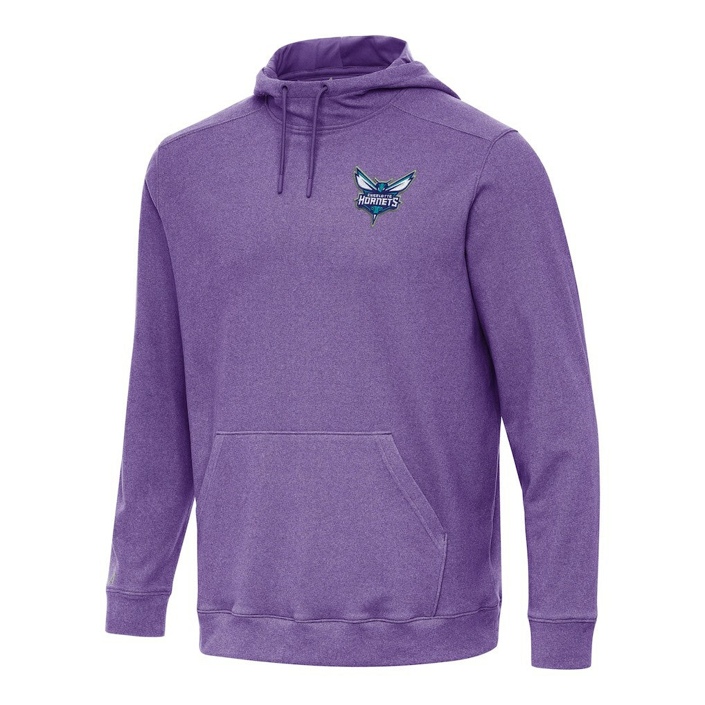 Charlotte Hornets Antigua Cloud Pullover Hoodie Heather Purple - NBA