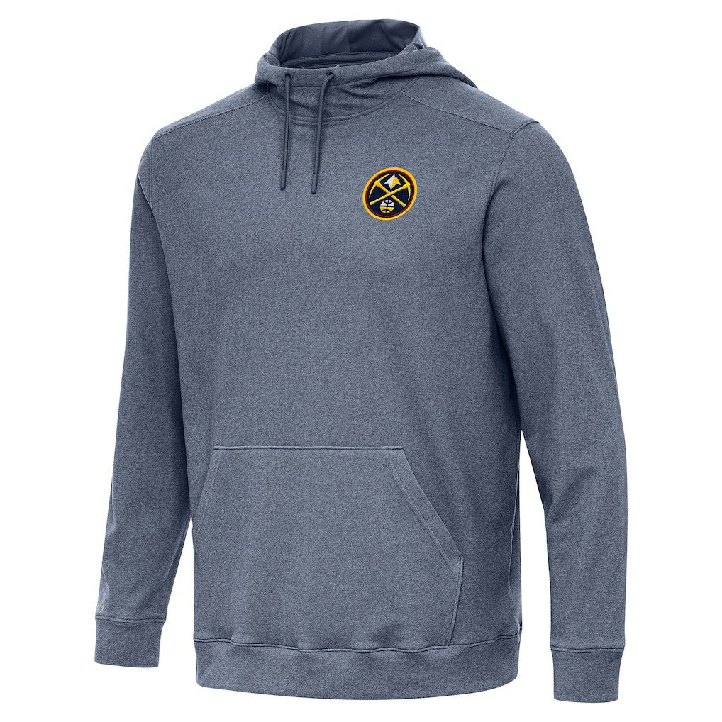 Denver Nuggets Antigua Cloud Pullover Hoodie Heather Navy - NBA