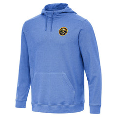 Denver Nuggets Antigua Cloud Pullover Hoodie Heather Blue - NBA