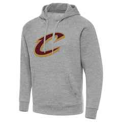 Cleveland Cavaliers Antigua Big & Tall Victory Raglan Pullover Hoodie Heather Gray - NBA