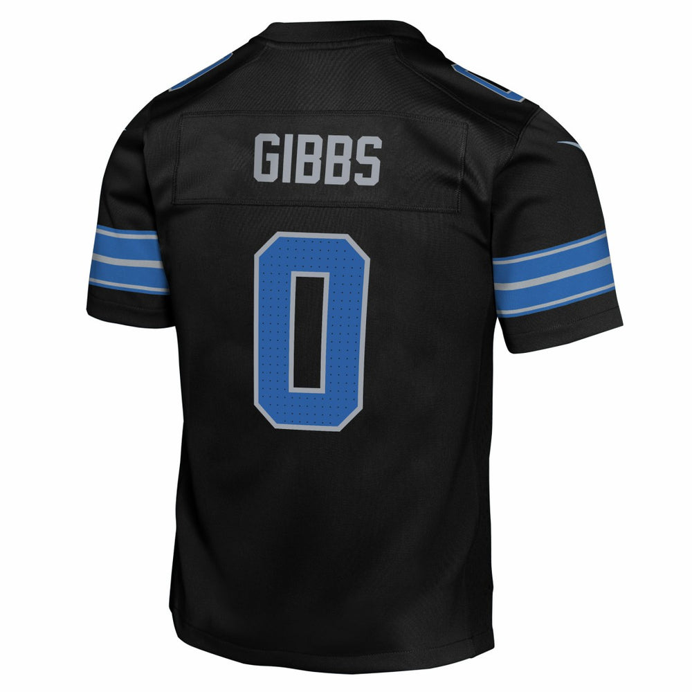 Jahmyr Gibbs Detroit Lions Youth Game Jersey Black | Nike for Sale