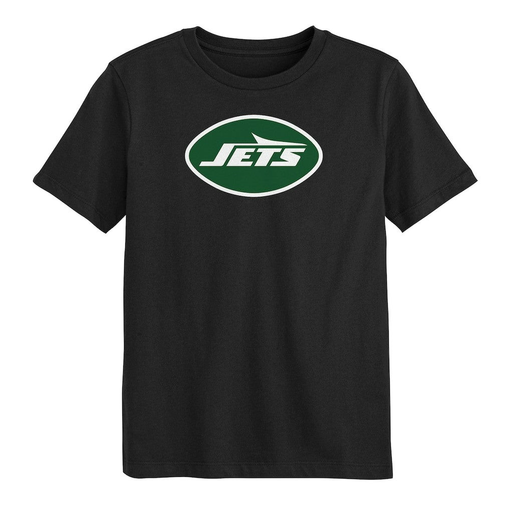 New York Jets Youth Primary Logo T-Shirt Black | NFL