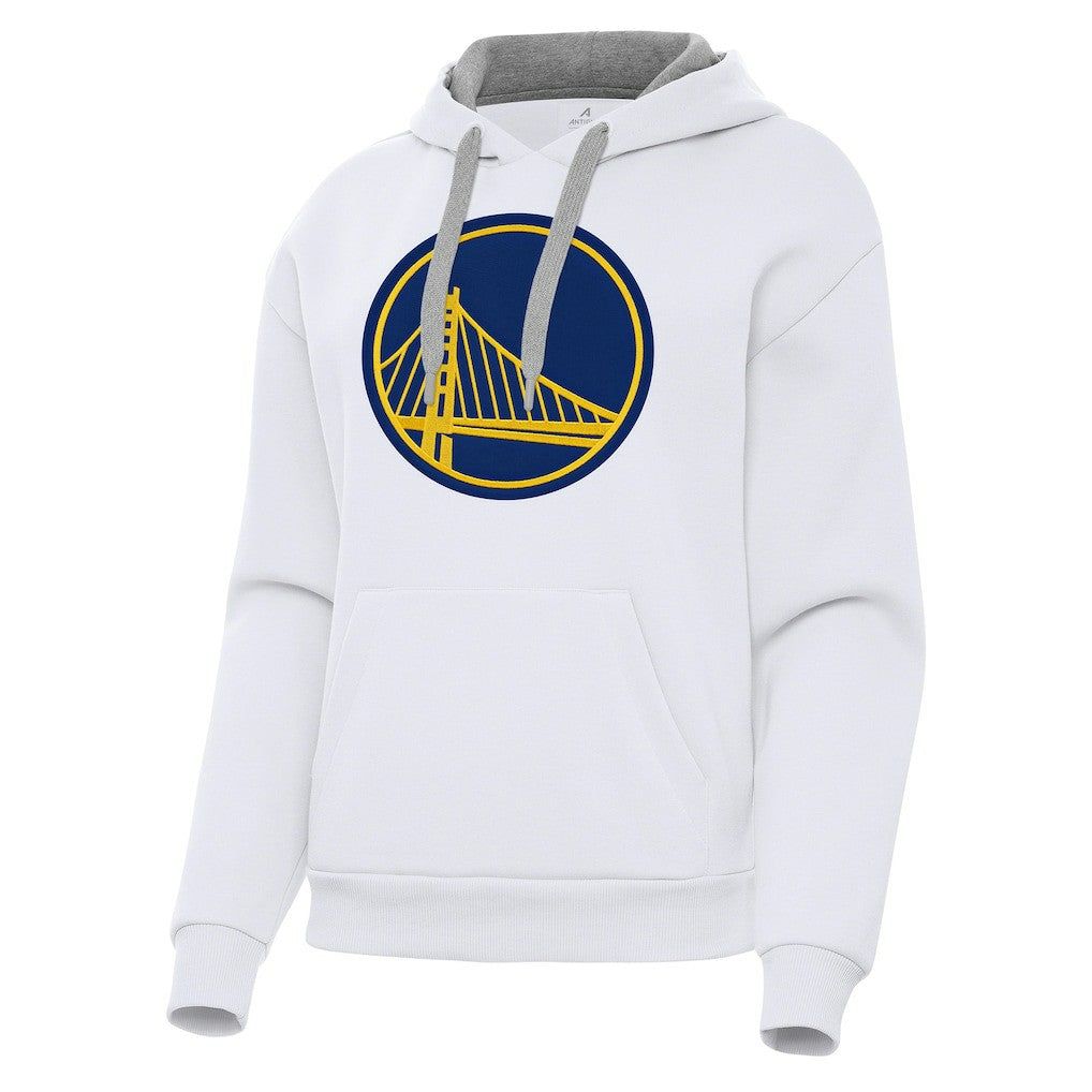 Golden State Warriors Antigua Women's Victory Pullover Hoodie White - NBA