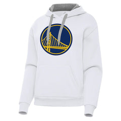 Golden State Warriors Antigua Women's Victory Pullover Hoodie White - NBA