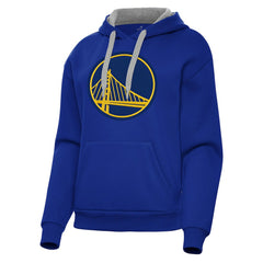 Golden State Warriors Antigua Women's Victory Pullover Hoodie Royal - NBA