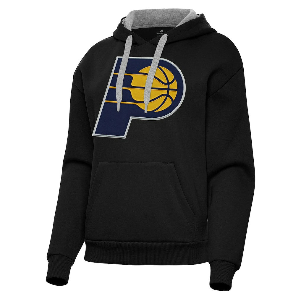 Indiana Pacers Antigua Women's Victory Pullover Hoodie Black - NBA