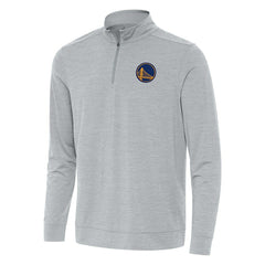Golden State Warriors Antigua Bright Quarter-Zip Top Heather Gray - NBA