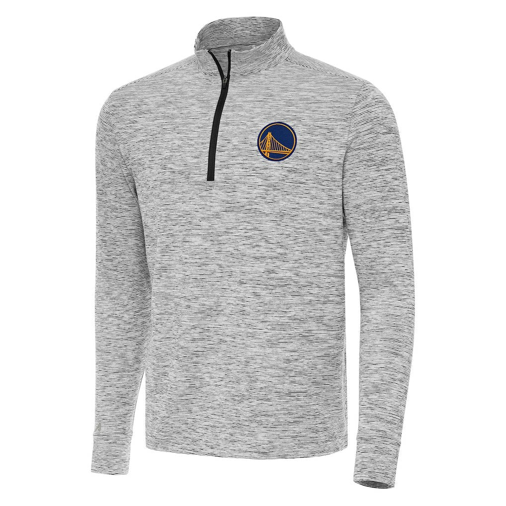 Golden State Warriors Antigua Cause Quarter-Zip Top Black - NBA
