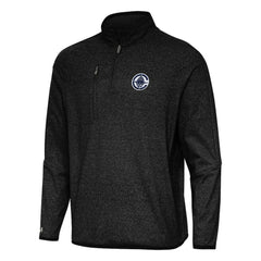 LA Clippers Antigua Certain Quarter-Zip Tri-Blend Sweatshirt Heather Black - NBA