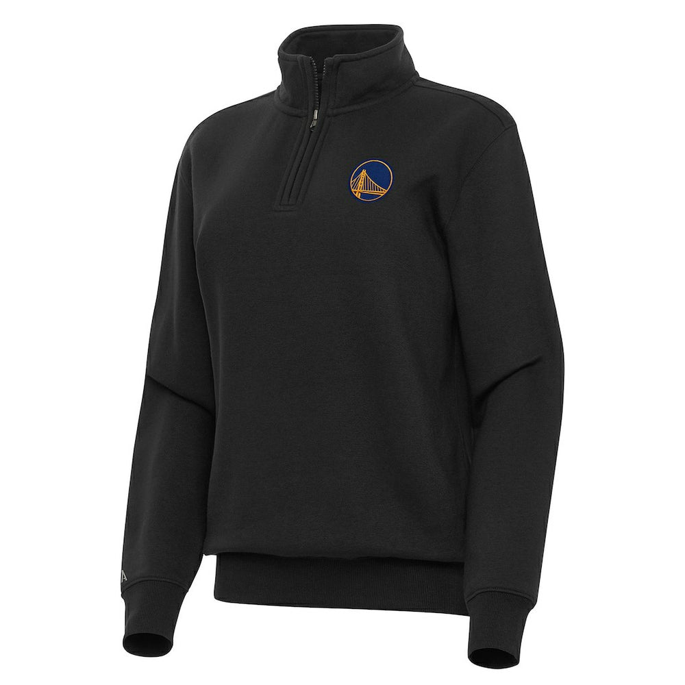 Golden State Warriors Antigua Women's Victory Quarter-Zip Sweatshirt Black - NBA