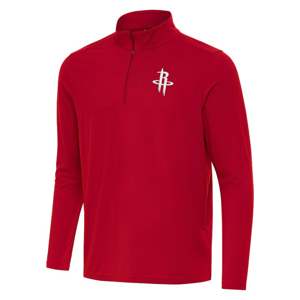 Houston Rockets Antigua Intent Quarter-Zip Top Red - NBA