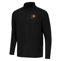 Indiana Pacers Antigua Intent Quarter-Zip Top Black - NBA