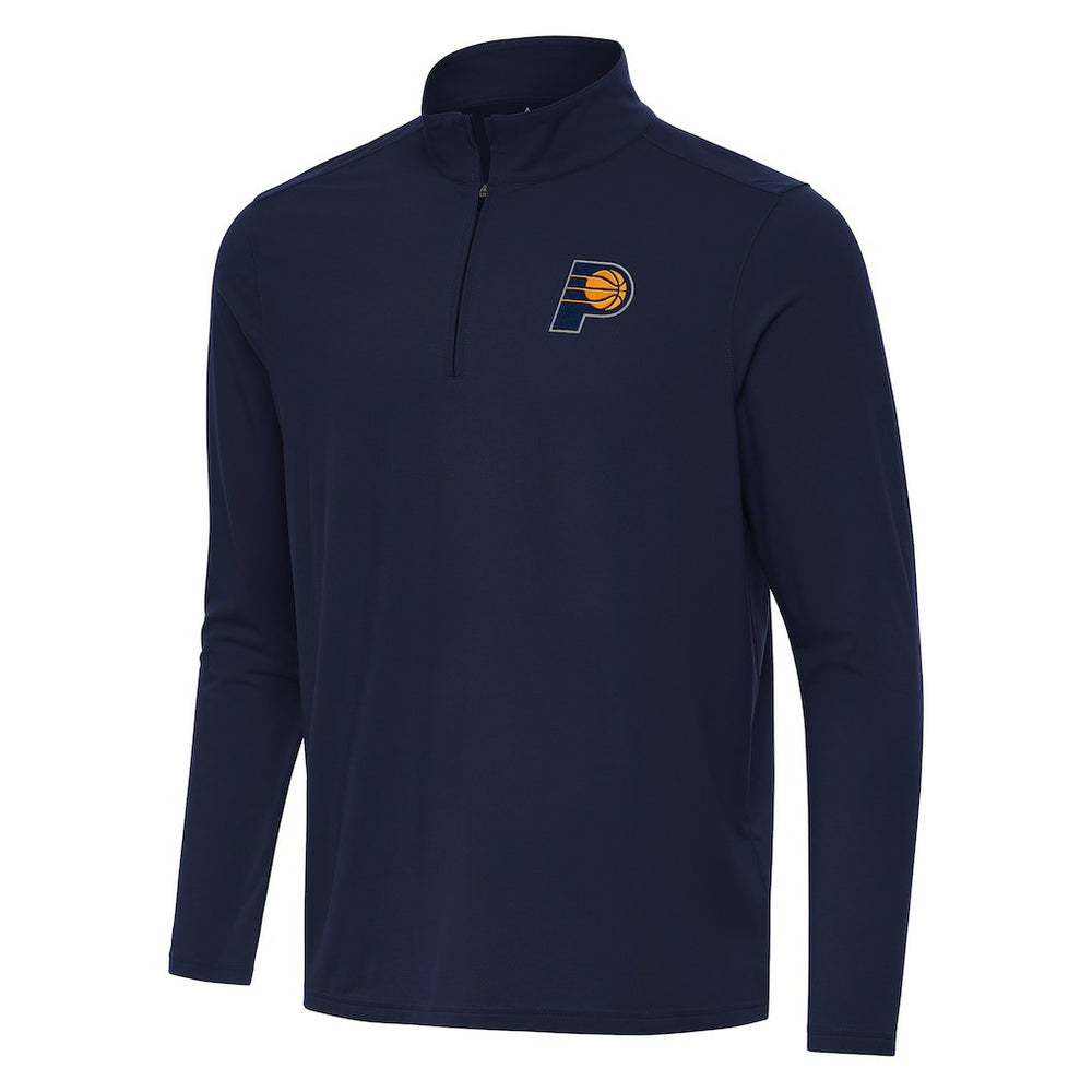 Indiana Pacers Antigua Intent Quarter-Zip Top Navy - NBA
