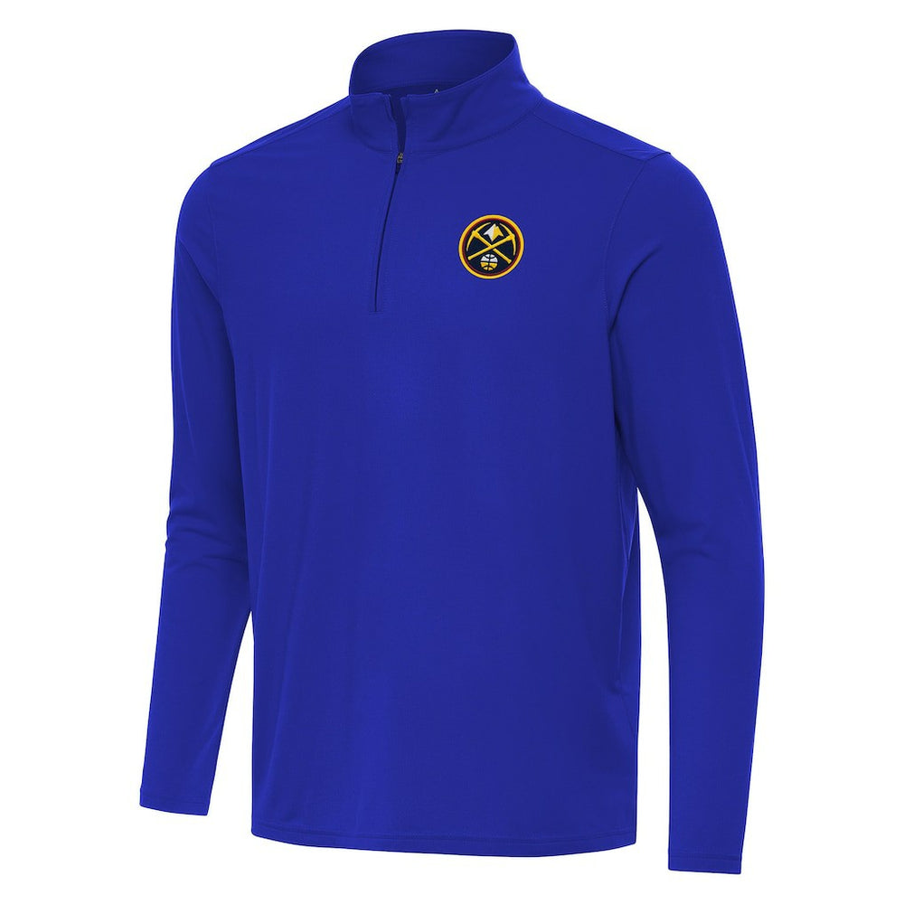 Denver Nuggets Antigua Intent Quarter-Zip Top Royal - NBA