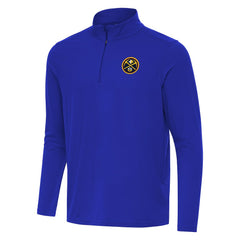 Denver Nuggets Antigua Intent Quarter-Zip Top Royal - NBA