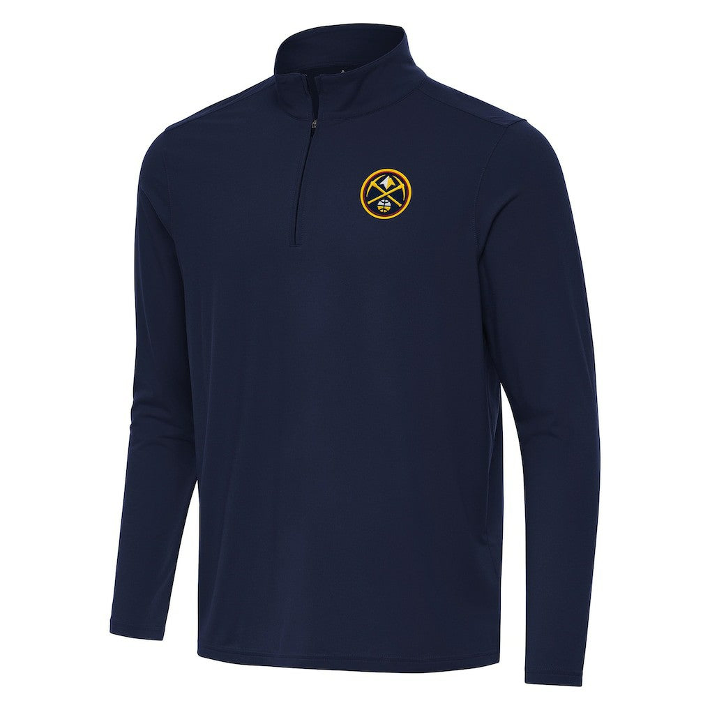 Denver Nuggets Antigua Intent Quarter-Zip Top Navy - NBA
