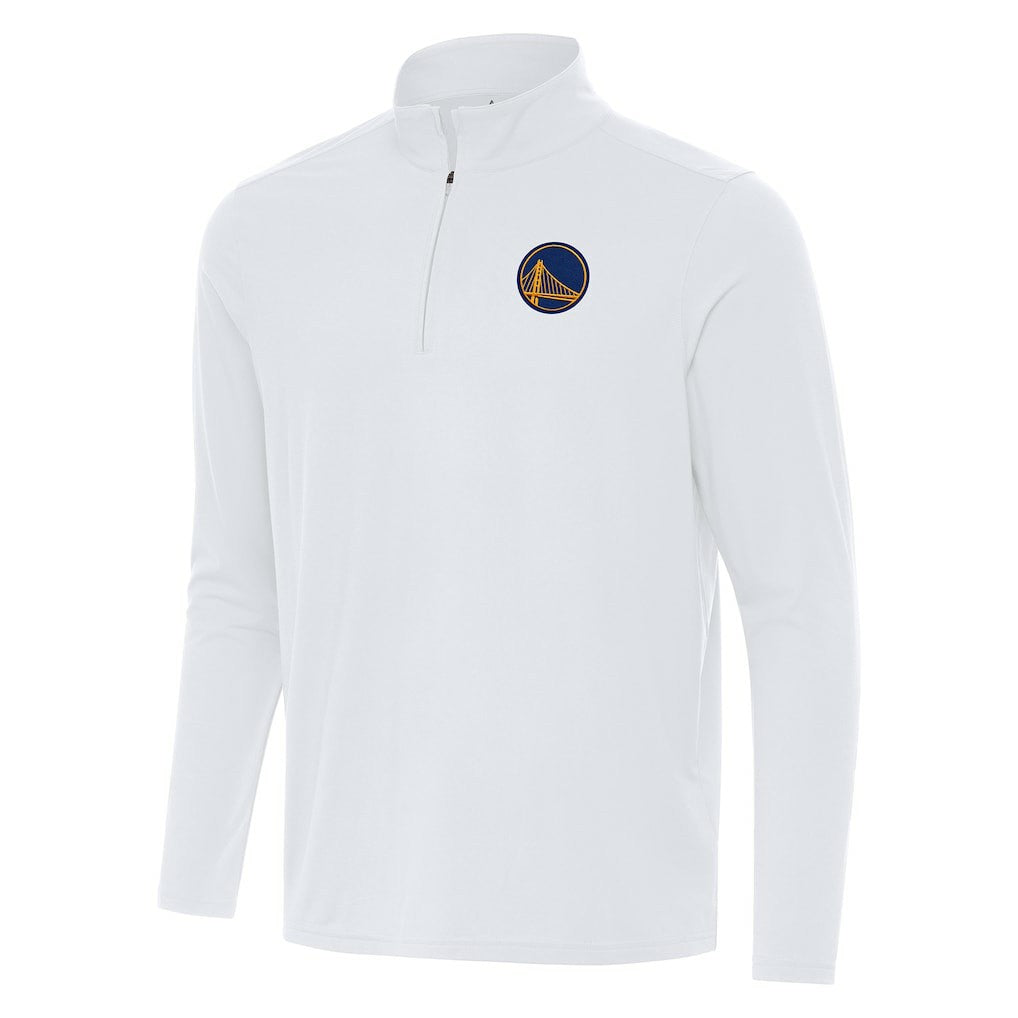 Golden State Warriors Antigua Intent Quarter-Zip Top White - NBA
