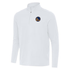 Golden State Warriors Antigua Intent Quarter-Zip Top White - NBA