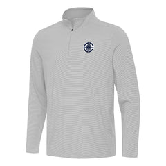 LA Clippers Antigua Twine Quarter-Zip Top Gray - NBA
