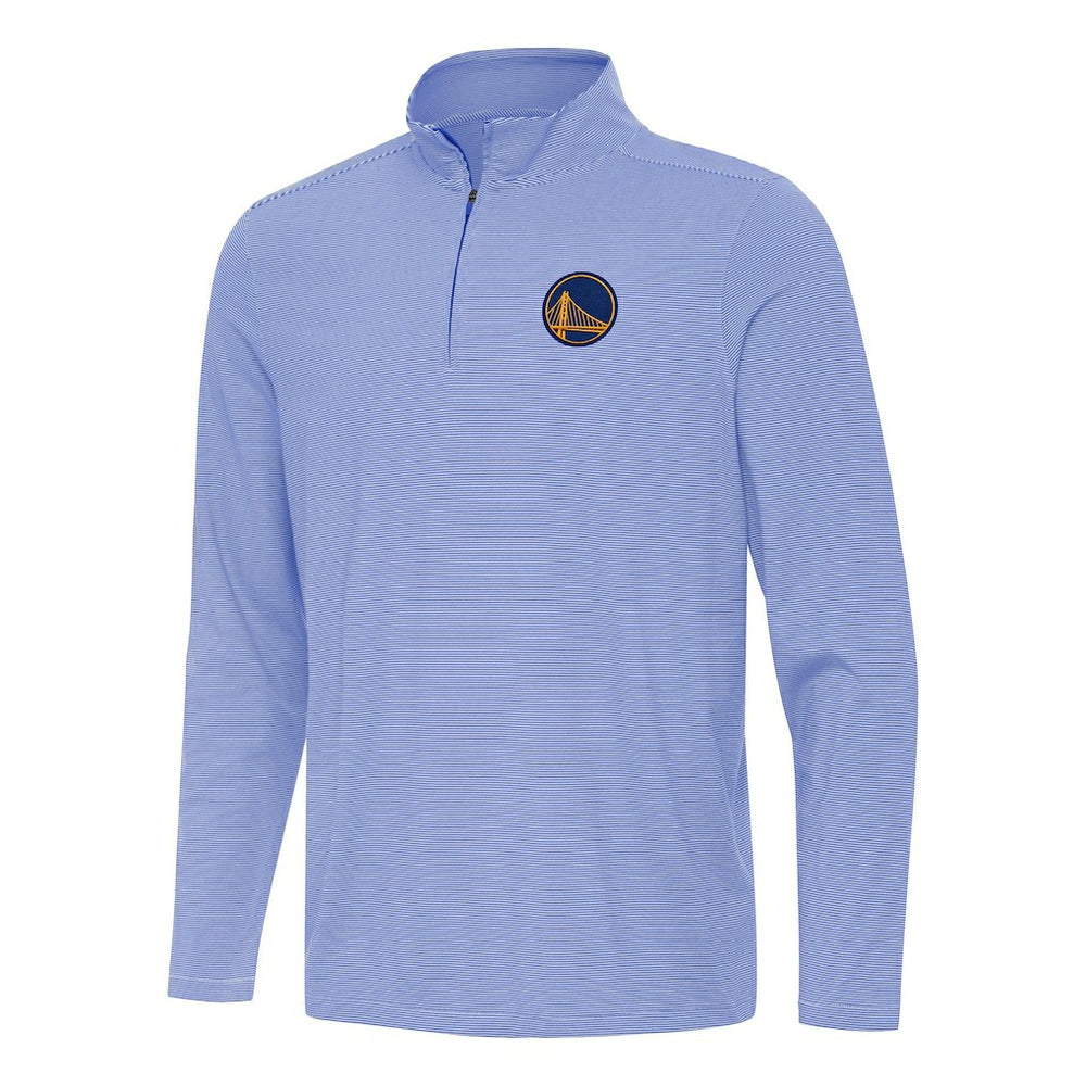 Golden State Warriors Antigua Twine Quarter-Zip Top Royal - NBA