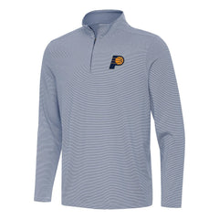 Indiana Pacers Antigua Twine Quarter-Zip Top Navy - NBA