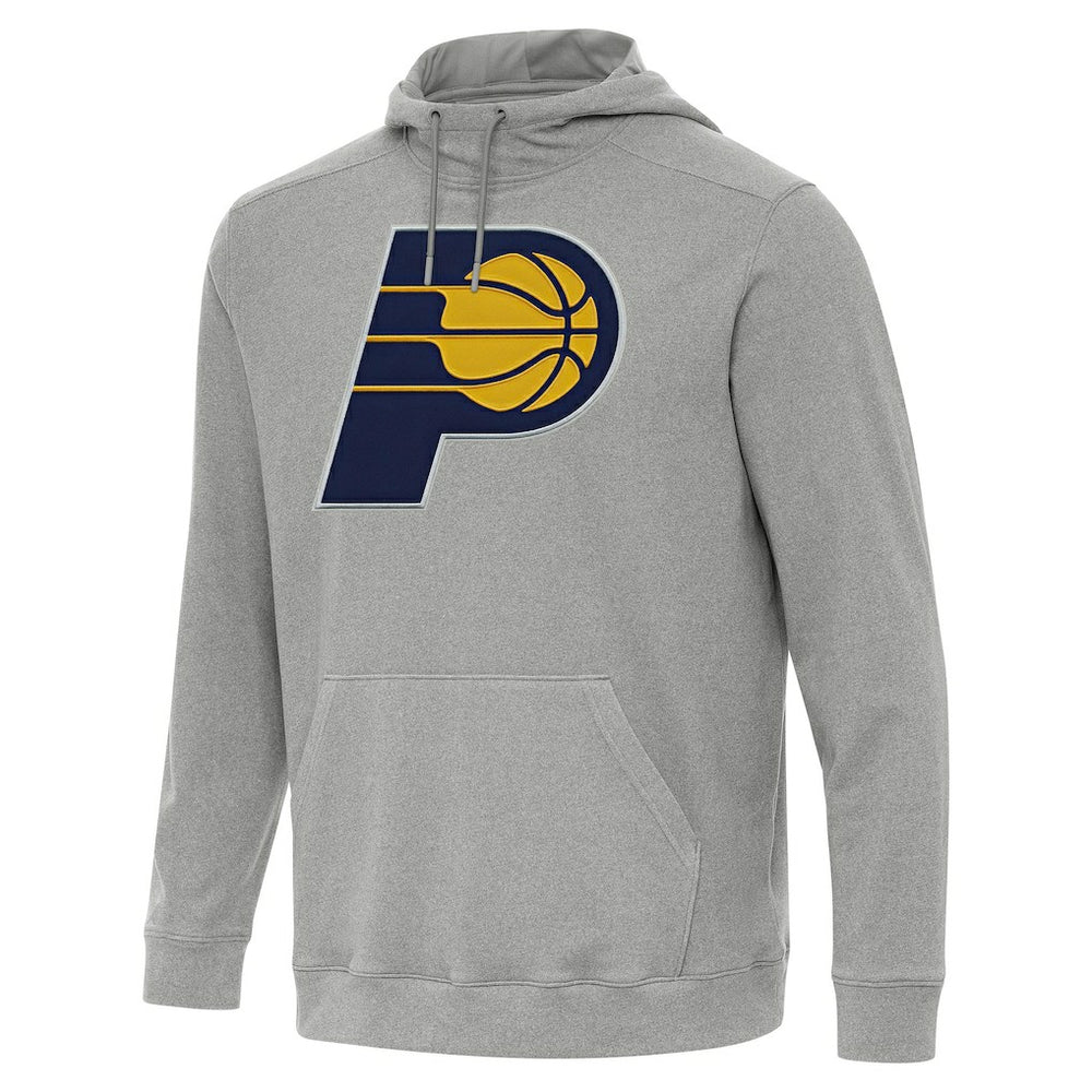 Indiana Pacers Antigua Cloud Pullover Hoodie Heather Gray - NBA