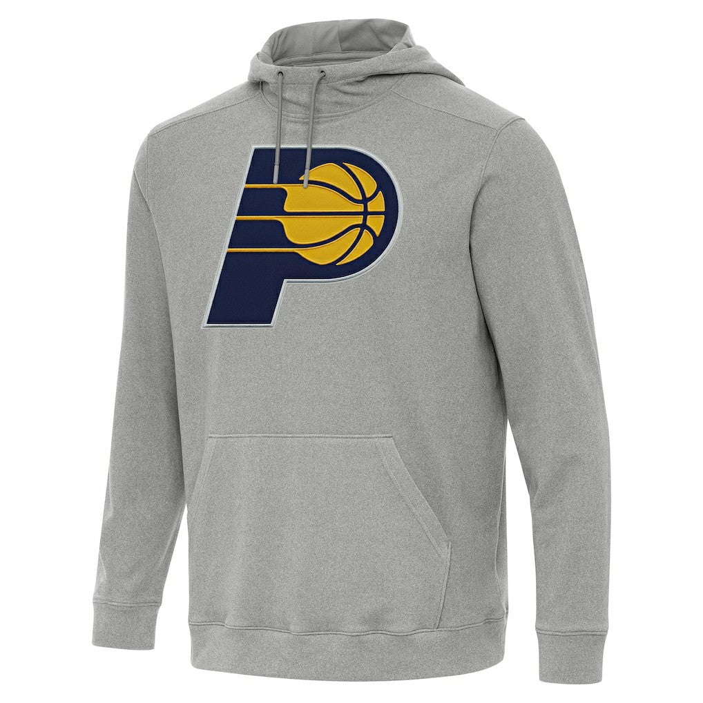 Indiana Pacers Antigua Cloud Pullover Hoodie Heather Gray - NBA