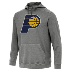 Indiana Pacers Antigua Cloud Pullover Hoodie Heather Black - NBA
